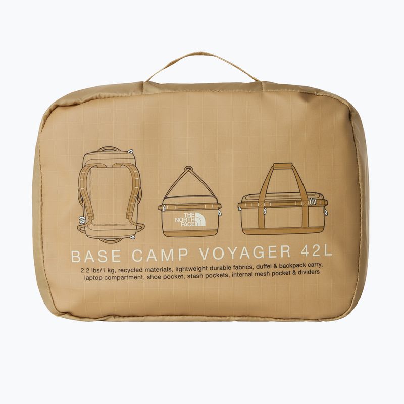 Cestovná taška The North Face Base Camp Voyager Duffel 42 khaki stone/utility bro 4