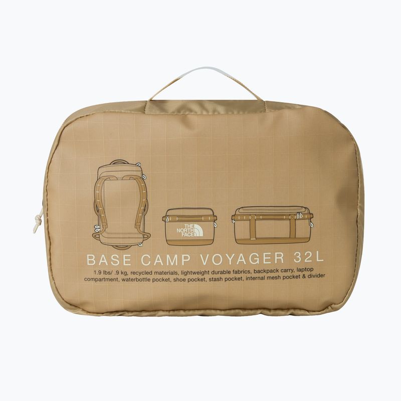 Cestovná taška The North Face Base Camp Voyager Duffel 32 l khaki stone/utility bro 4