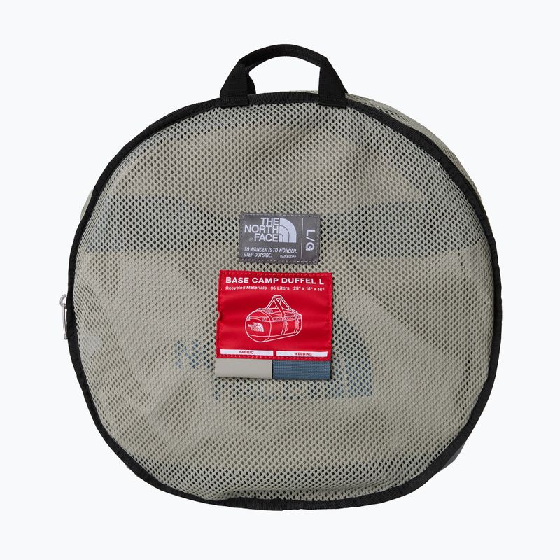 Cestovná taška The North Face Base Camp Duffel L 95 l stone slab/granite grey 4