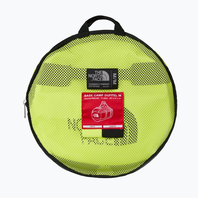 Cestovná taška The North Face Base Camp Duffel M 71 l fizz lime/lemon mist/tn 4