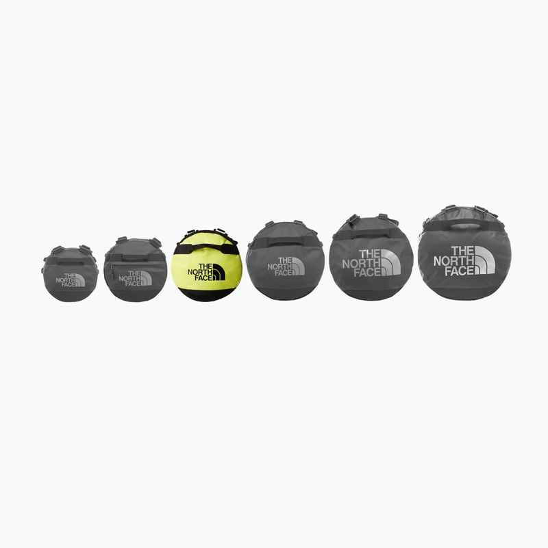 Cestovná taška The North Face Base Camp Duffel M 71 l fizz lime/lemon mist/tn 5