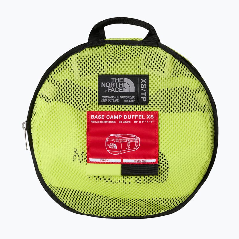 Cestovná taška The North Face Base Camp Duffel XS 31 l fizz lime/lemon mist/tn 4