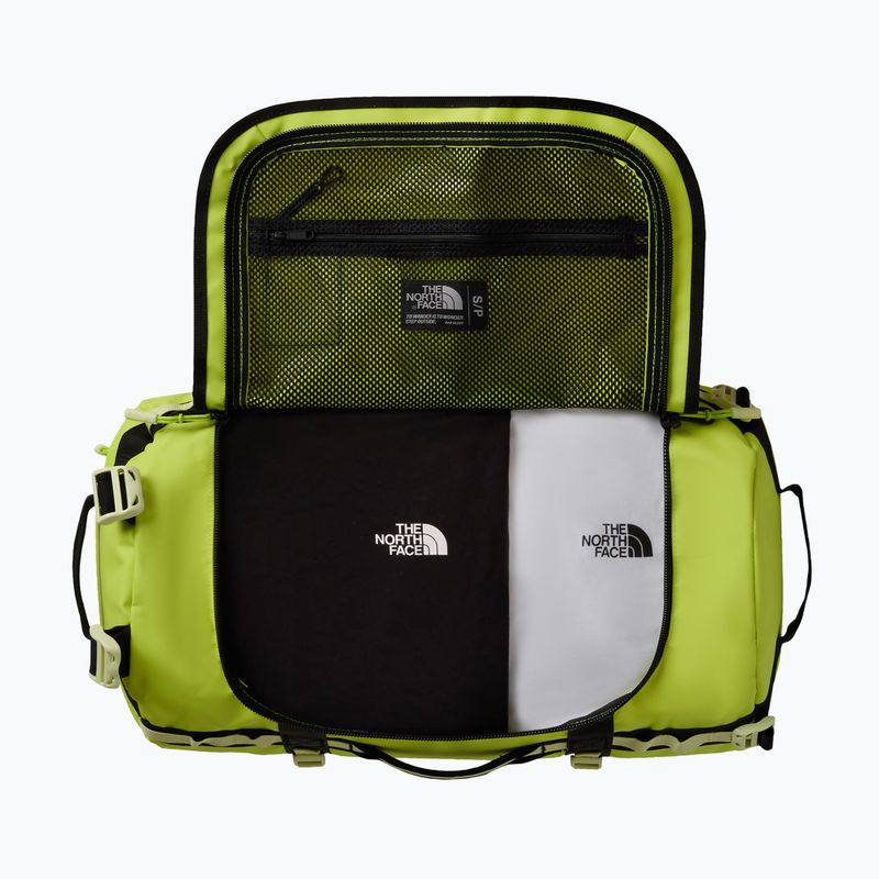 Cestovná taška The North Face Base Camp Duffel S 50 l fizz lime/lemon mist/tn 3