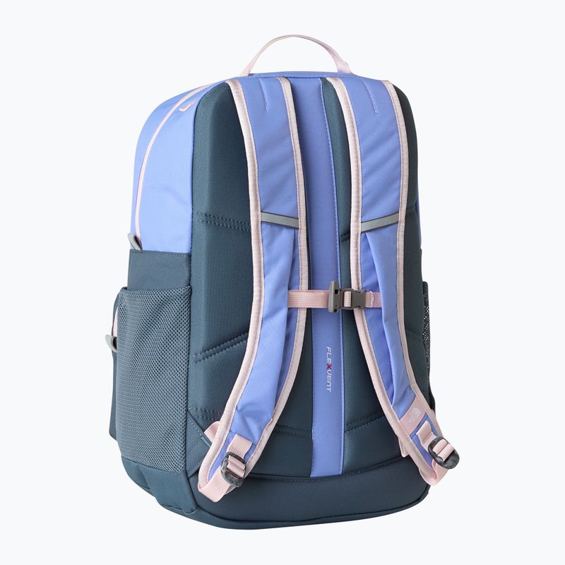 Detský mestský batoh The North Face Chuckwalla 27 l periwinkle glow/granite grey/pale blossom 2