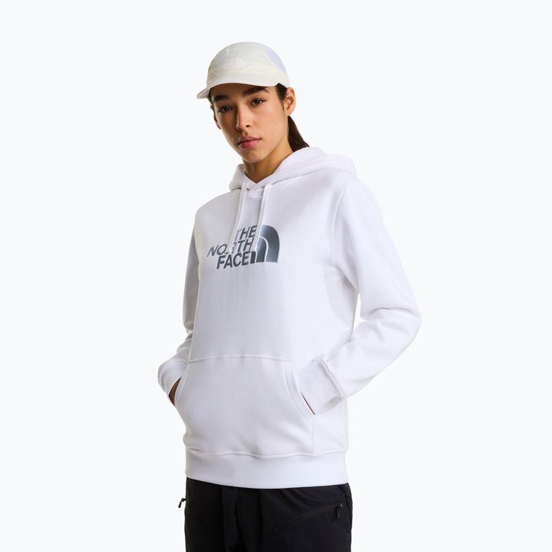 Dámska mikina The North Face Drew Peak Pullover Hoodie white/frost grey
