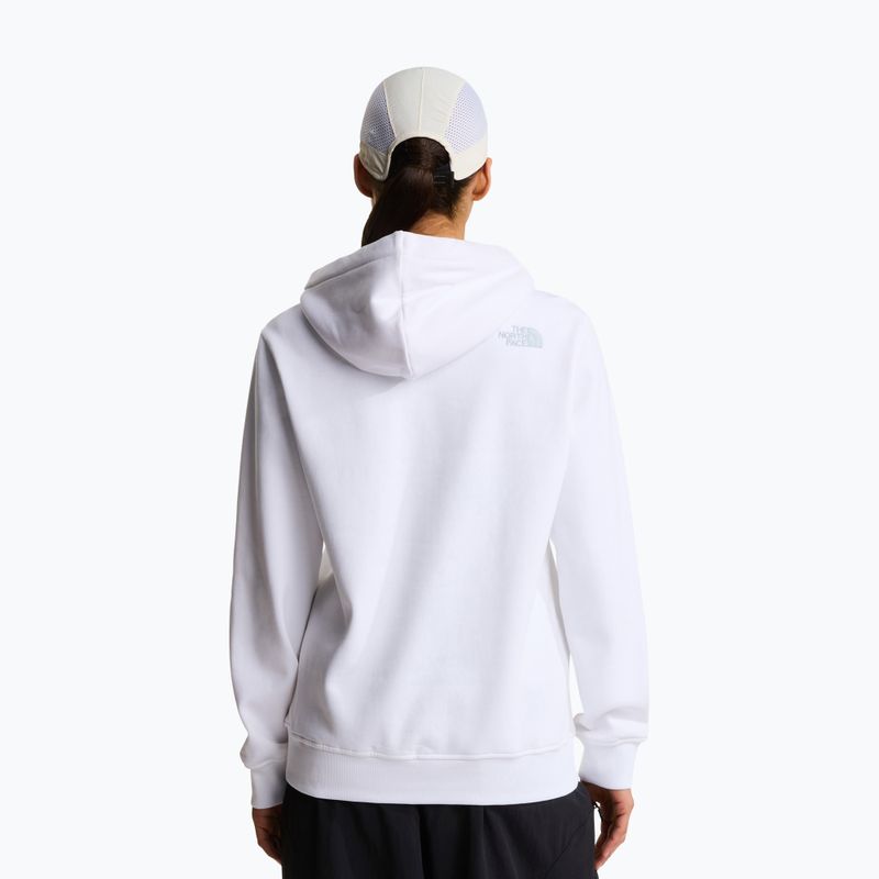 Dámska mikina The North Face Drew Peak Pullover Hoodie white/frost grey 3