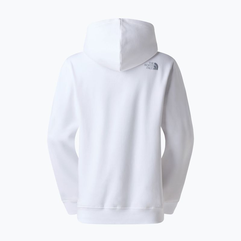 Dámska mikina The North Face Drew Peak Pullover Hoodie white/frost grey 6