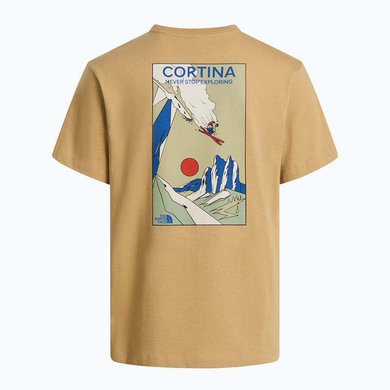 Pánske trekingové tričko The North Face Mountain Celebration Regular khaki stone 5