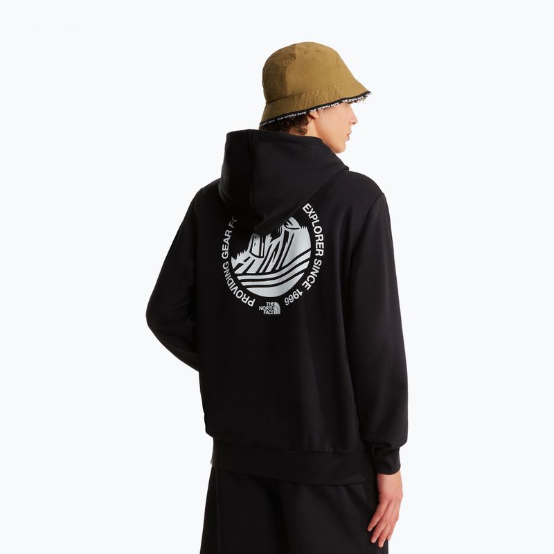 Pánska mikina The North Face Monte Regular Hoodie Graphic tnf black 3