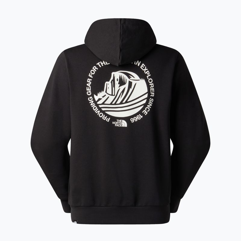Pánska mikina The North Face Monte Regular Hoodie Graphic tnf black 6
