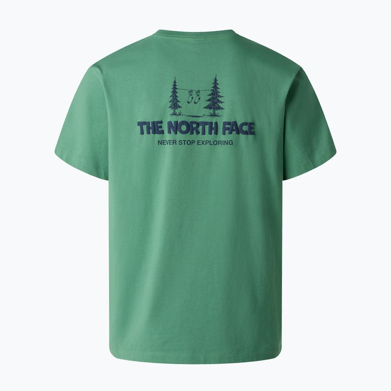 Pánske tričko The North Face Camping Relaxed dimmed algae 6