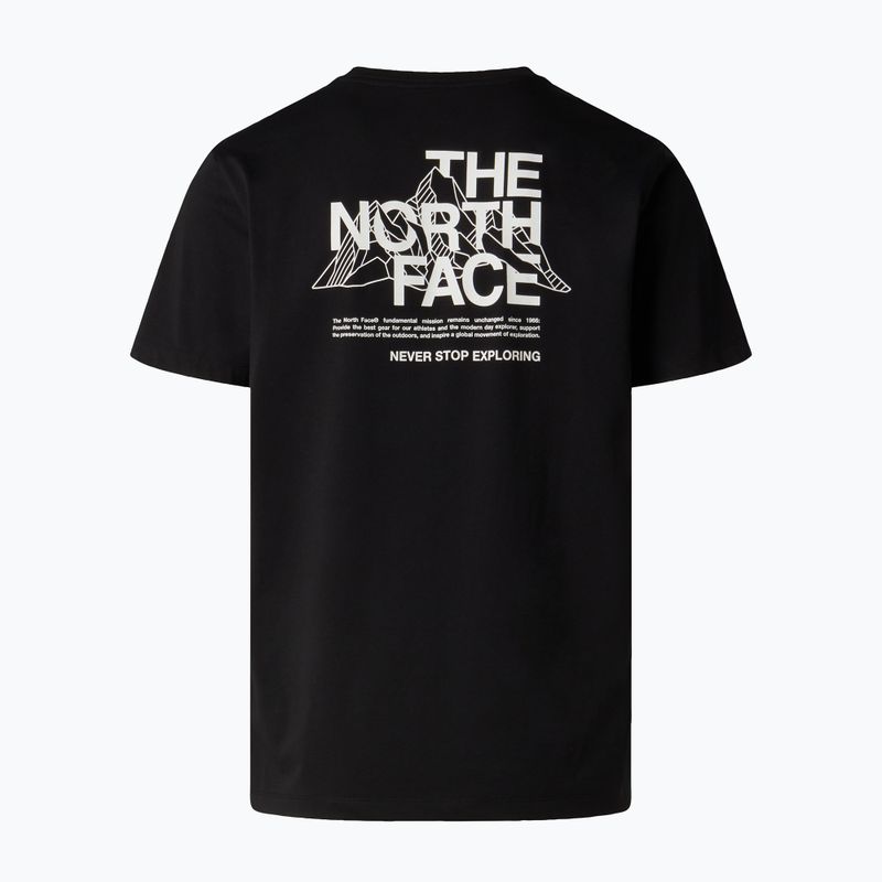 Pánske tričko The North Face Mountain Sketch Regular tnf black 6