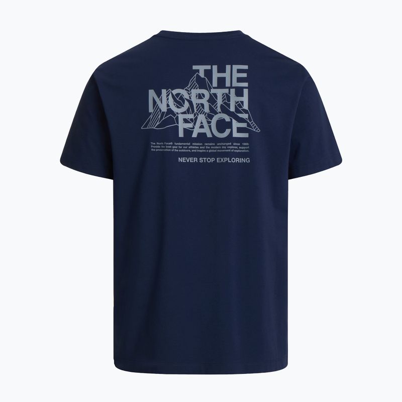 Pánske trekingové tričko The North Face Moutain Sketch Regular summit navy 6