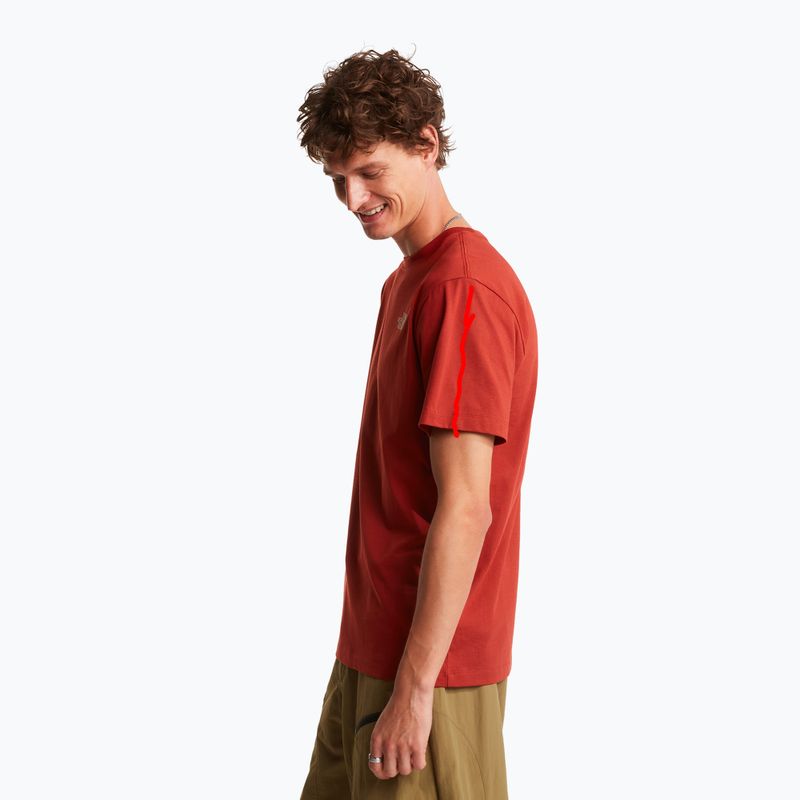 Pánske trekingové tričko The North Face Vertical Regular iron clay 3