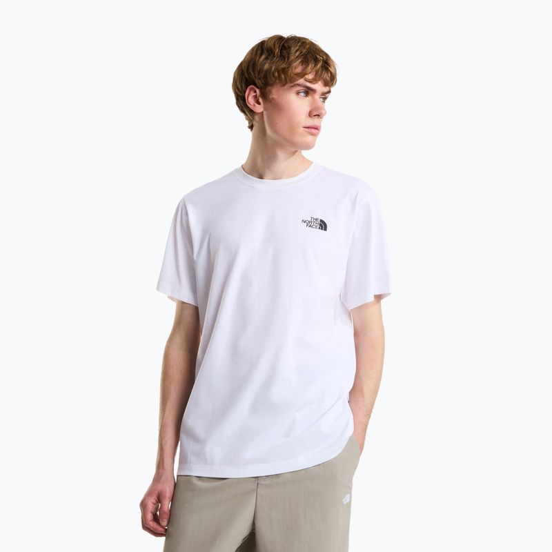 Pánske trekingové tričko The North Face Vertical Regular tnf white