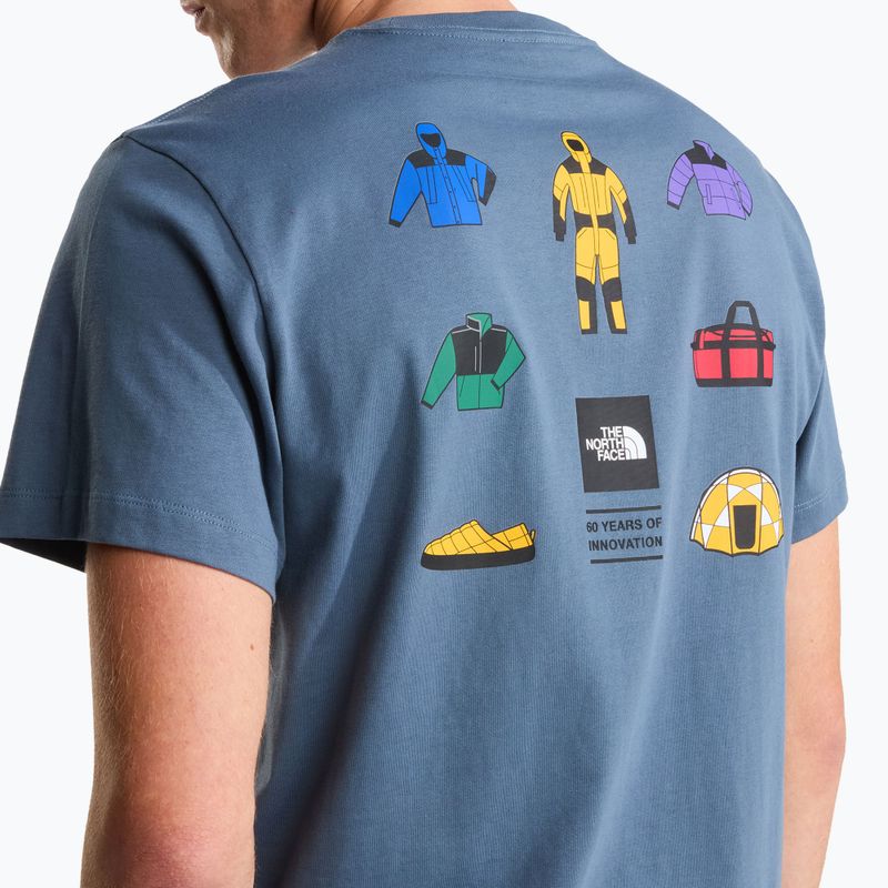 Pánske trekingové tričko The North Face Mountain Celebration Regular granite grey 6