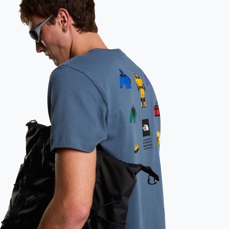 Pánske trekingové tričko The North Face Mountain Celebration Regular granite grey 7