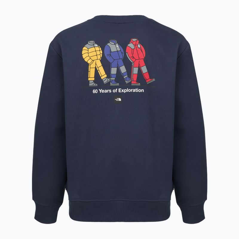 Mikina The North Face Celebration Relaxed Crew Graphic summit navy 2