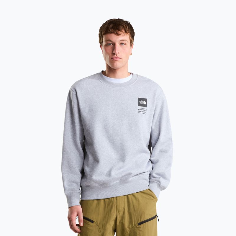 Mikina The North Face Celebration Relaxed Crew Graphic tnf light grey heather 4