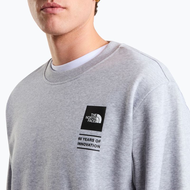Mikina The North Face Celebration Relaxed Crew Graphic tnf light grey heather 9