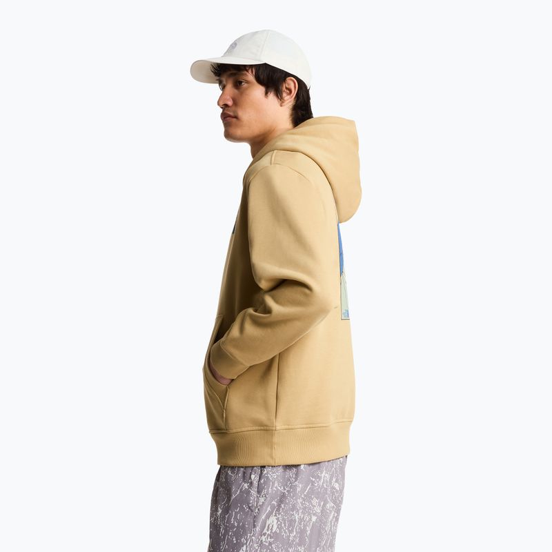Mikina The North Face Mountain Celebration Relaxed Hoodie khaki stone 6
