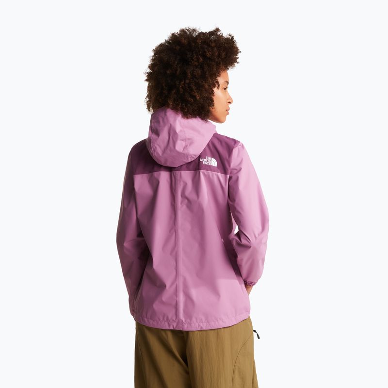 Dámska nepremokavá bunda The North Face Antora Rain hushed lavender/chroma purple 3