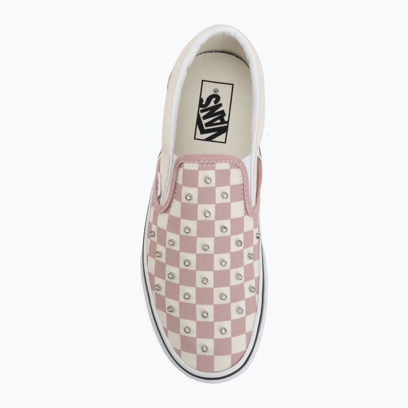 Topánky Vans Ua Classic Slip-On rhinestone misty mauve 5