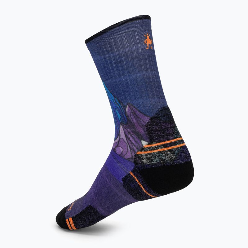 Ponožky Smartwool Hike Mountain Lake Print Crew deep navy 2