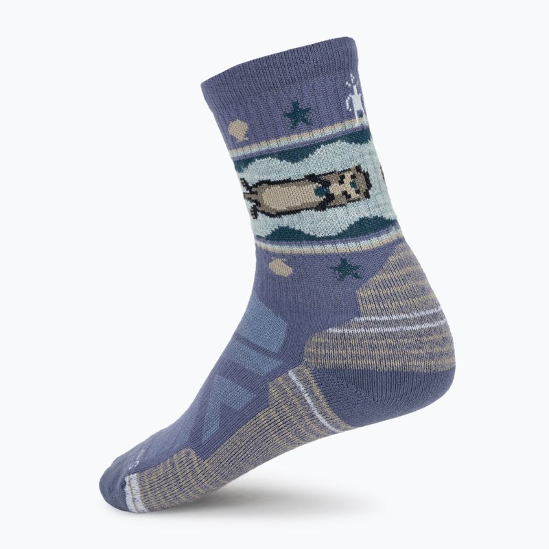 Dámske ponožky Smartwool Hike Otter Float Crew nightfall blue 2