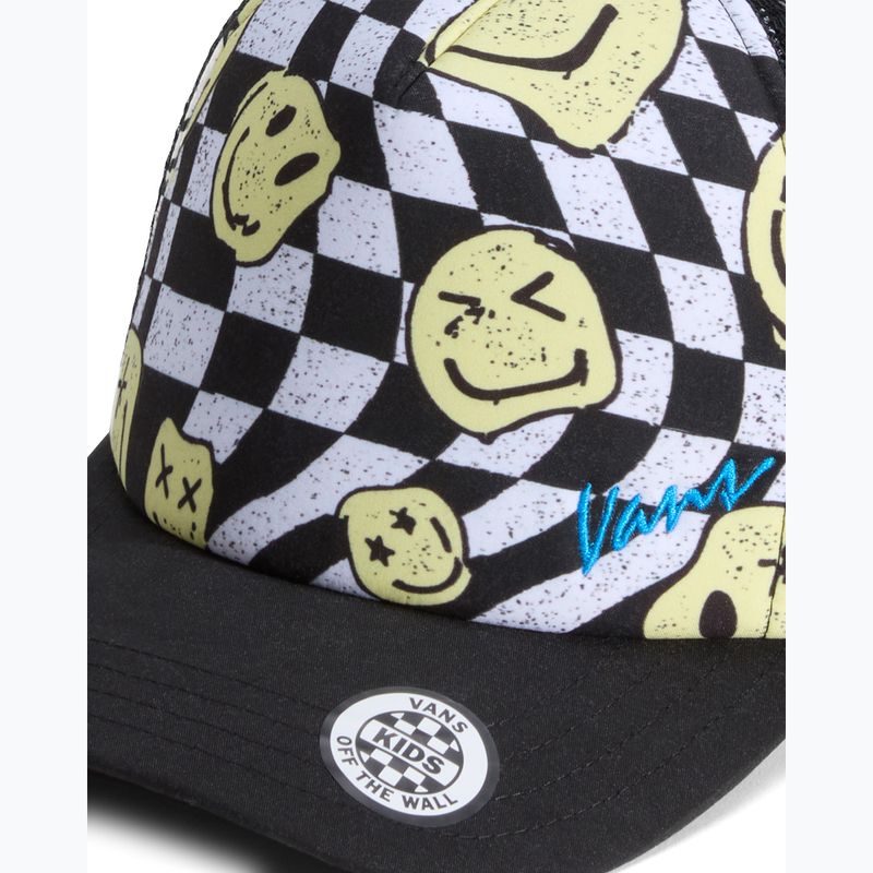 Detská šiltovka Vans Twisted Vans Trucker black 3