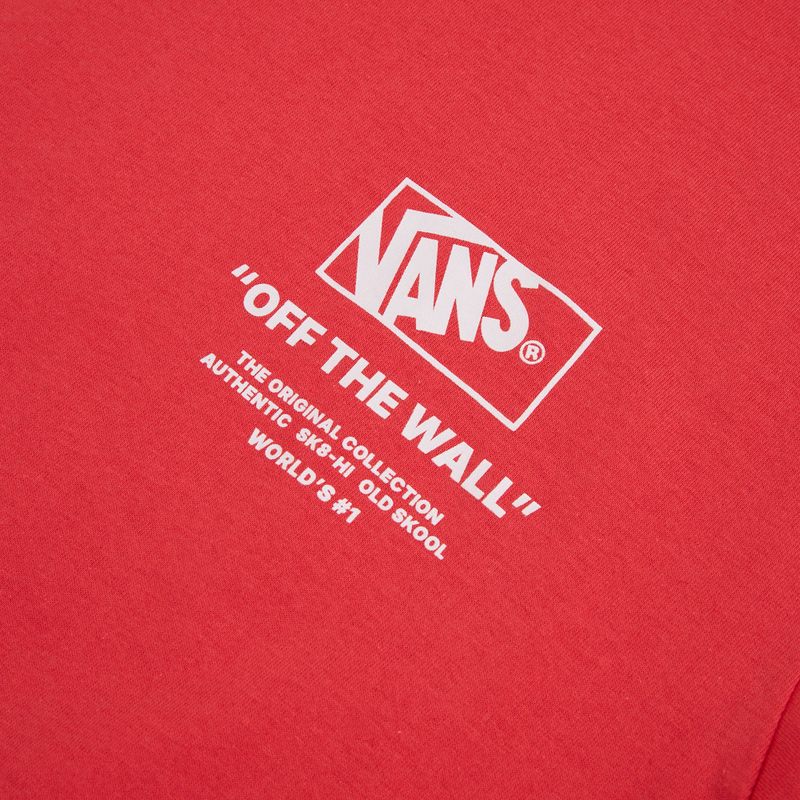 Pánske tričko Vans Stacked Hi Tee crimson haze 3