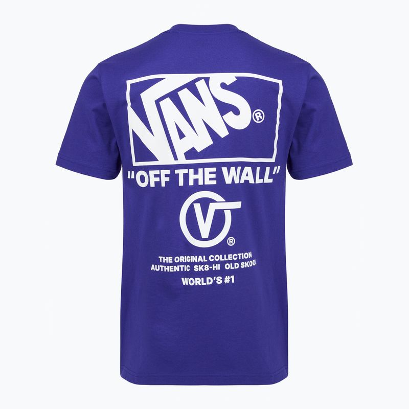 Pánske tričko Vans Stacked Hi Tee royal cobalt 2