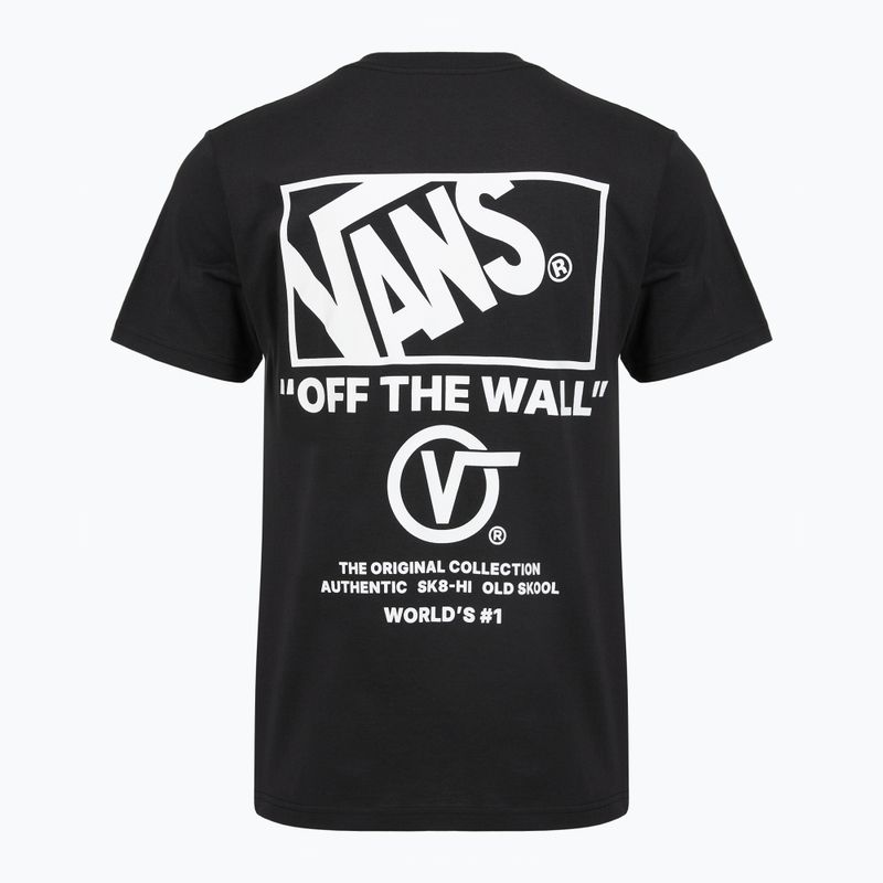 Pánske tričko Vans Stacked Hi Tee black/white 2