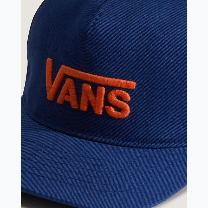 Detská šiltovka Vans Drop V Logo Snapback deep indigo 3