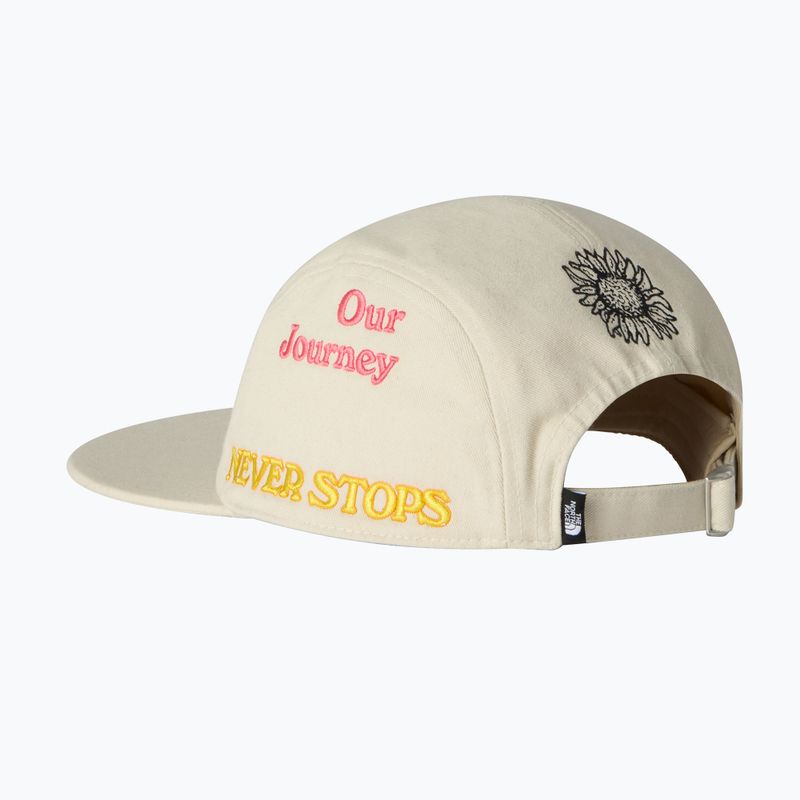 Pánska šiltovka The North Face Norm Camp white dune/raw undyed/graphics 2