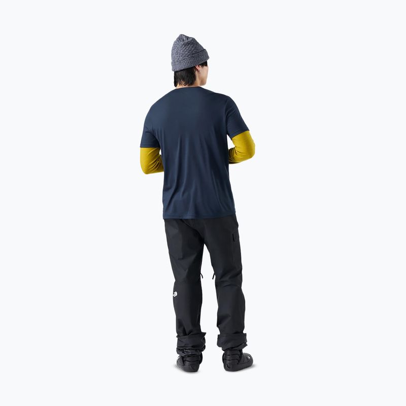 Pánske tričko Smartwool Alpine Trace Active Graphic Tee SS deep navy 2