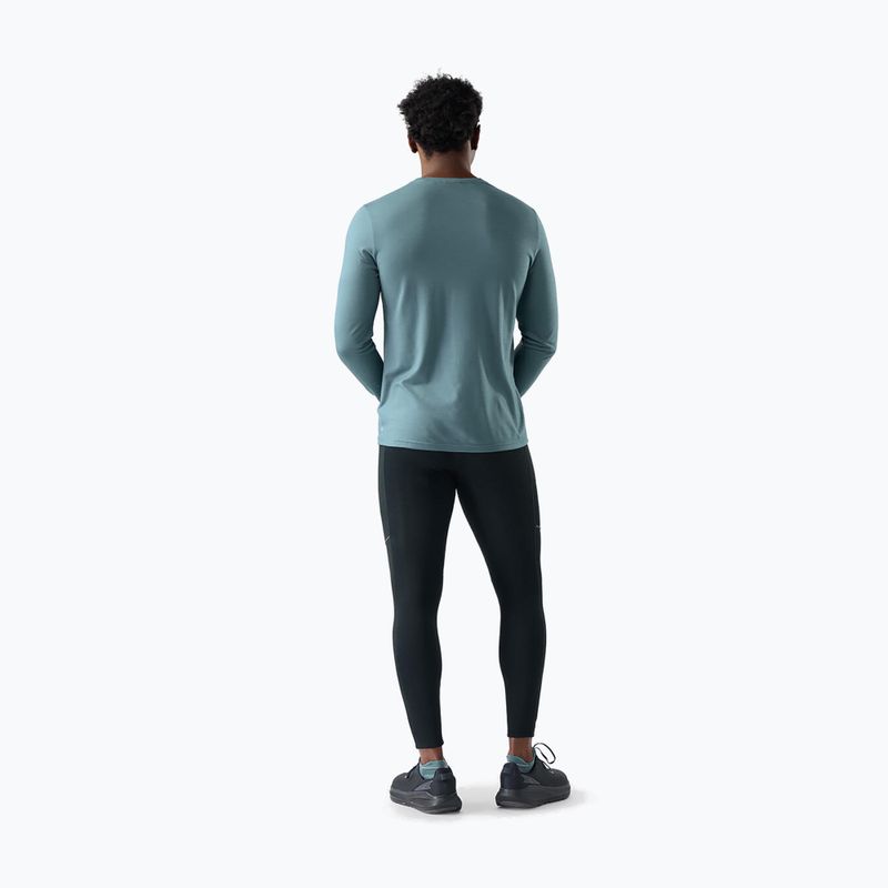 Pánske tričko longsleeve Smartwool Wander Valley Active Long Sleeve Graphic Tee dusty tea 2