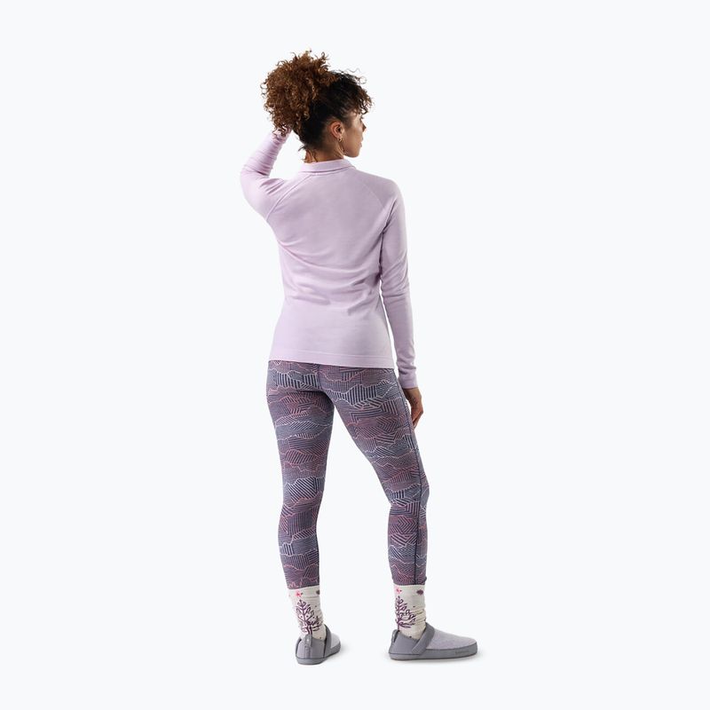 Dámska termo bielizeň Smartwool Classic Thermal Merino Base Layer 1/4 Zip Boxed lavender sky heather 2