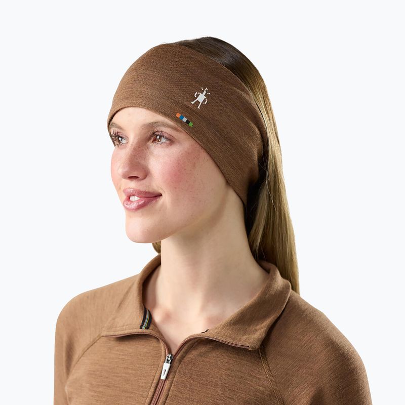 Čelenka Smartwool Thermal Merino Reversible mocha heather 2