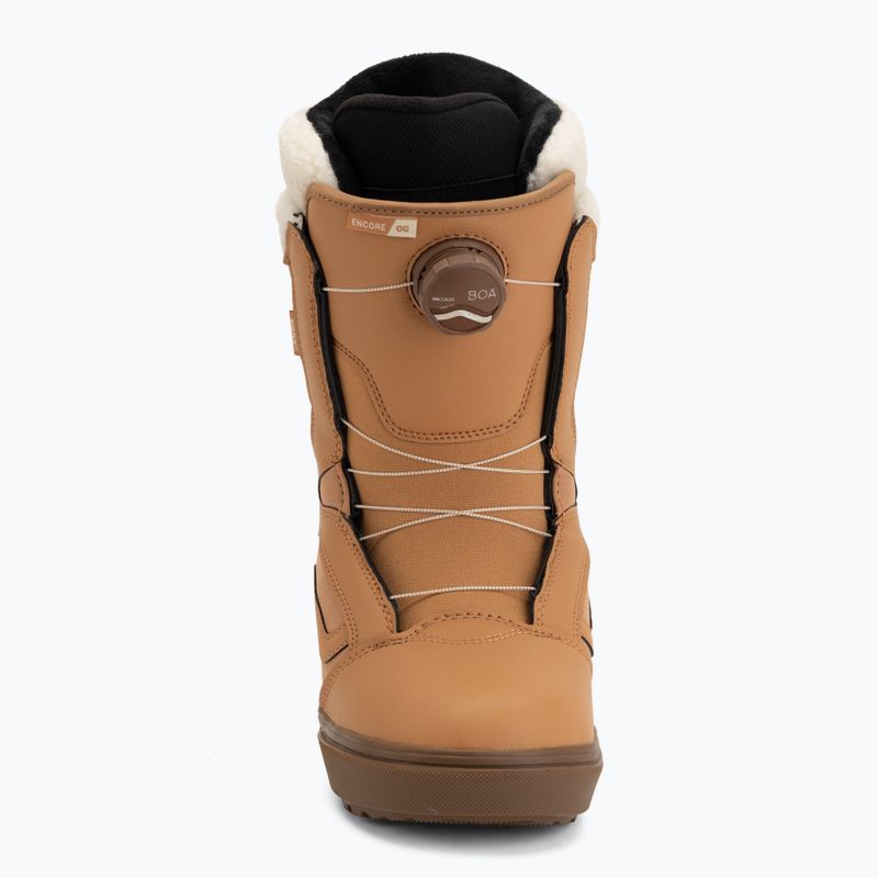 Dámske snowboardové topánky Vans Encore OG W tan/medium gum 3