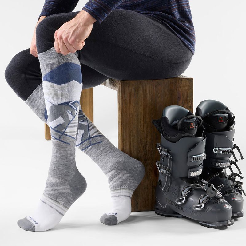 Lyžiarske ponožky Smartwool Ski Full Cushion Chute the Moon OTC light gray 2