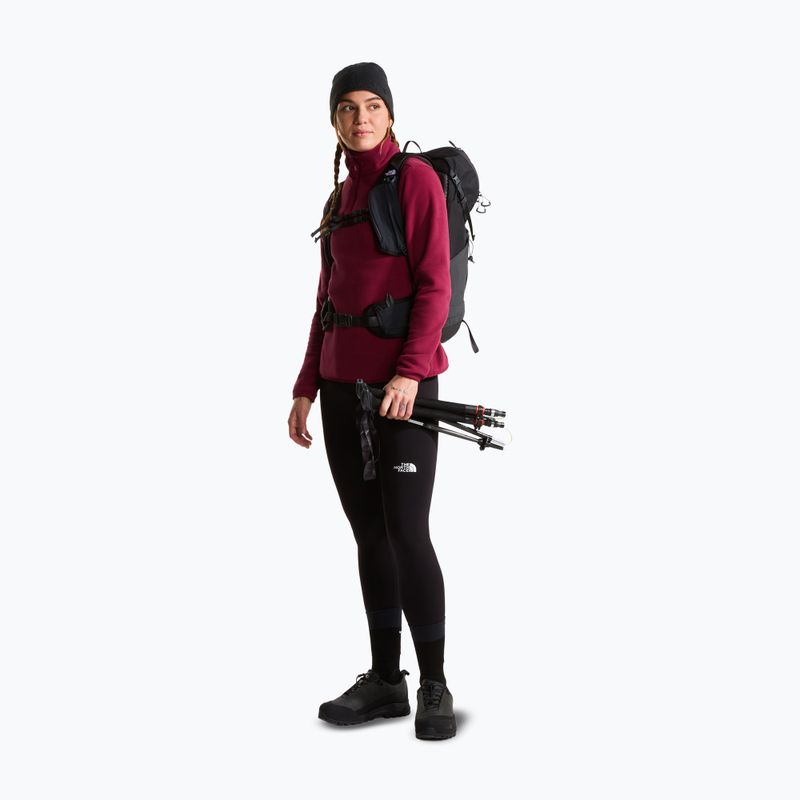 Dámska fleecová mikina The North Face Glacier Fleece 1/4 Zip burgundy crush 2