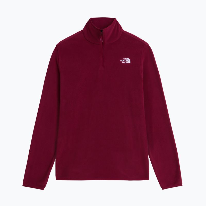 Dámska fleecová mikina The North Face Glacier Fleece 1/4 Zip burgundy crush 4
