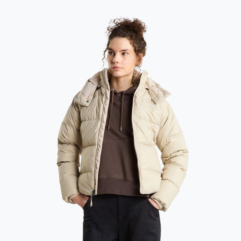 Dámska páperová bunda The North Face Hydrenalite City Down Hooded timeless taupe 4