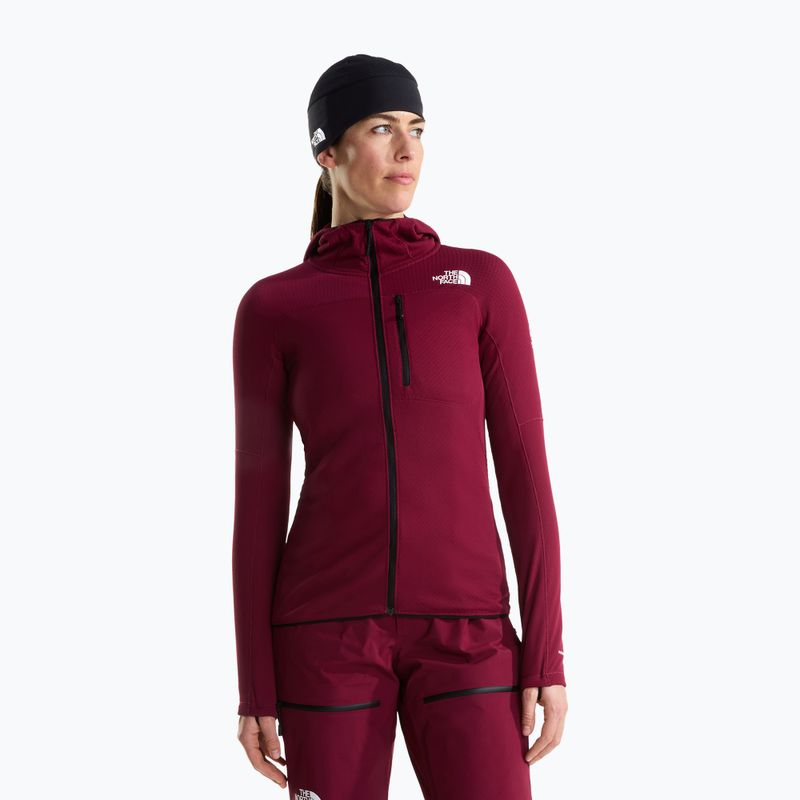 Dámska trekingová mikina The North Face Summit Futurefleece Full Zip Hoodie burgundy crush