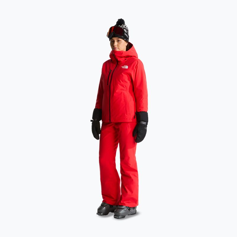 Dámska lyžiarska bunda The North Face Descendit elevation red 2