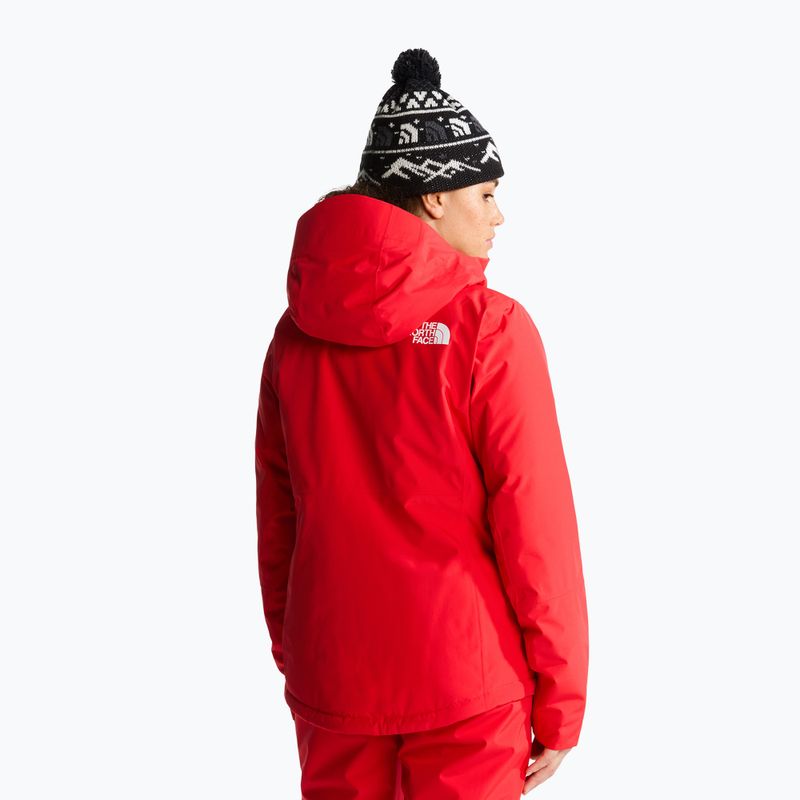 Dámska lyžiarska bunda The North Face Descendit elevation red 3