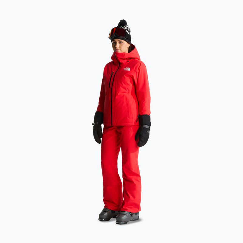 Dámske lyžiarske nohavice The North Face Descendit Regular elevation red 2