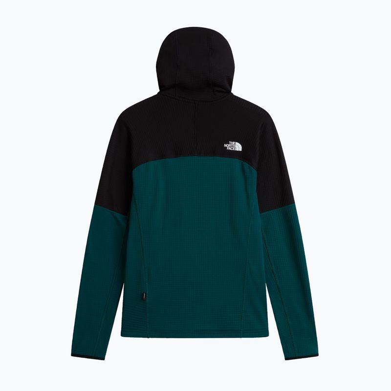 Pánska bunda The North Face Polartec Powergrid Stormgap Hoodie Pacific Teal/Tnf Black 6