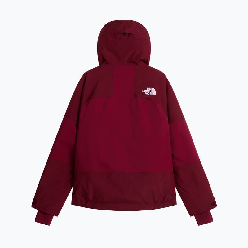 Dámska lyžiarska bunda The North Face Powstar burgundy crush 6